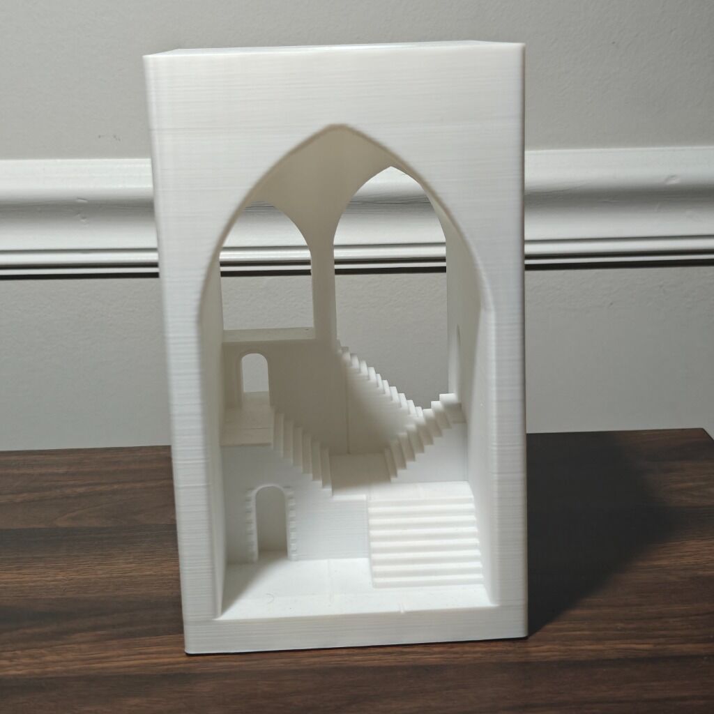 3D printed Monument Valley Booknook with LED lighting - Image 2